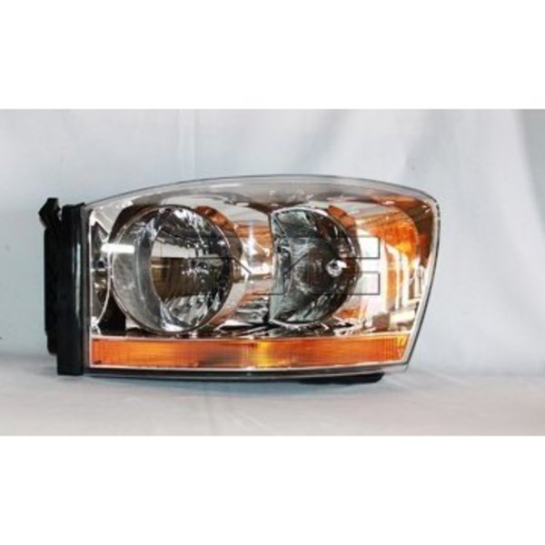 Tyc Products 06 Dg Ram Pu (W/O Black Bezel) Head Lamp, 20-6748-00 20-6748-00